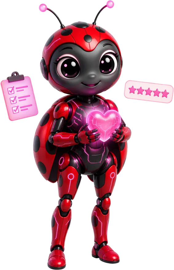 Lucy the Ladybug, WildPipe's AI Account Manager