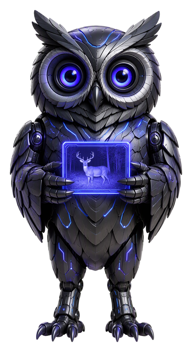 Ollie the Owl, WildPipe's AI Wildlife Watch