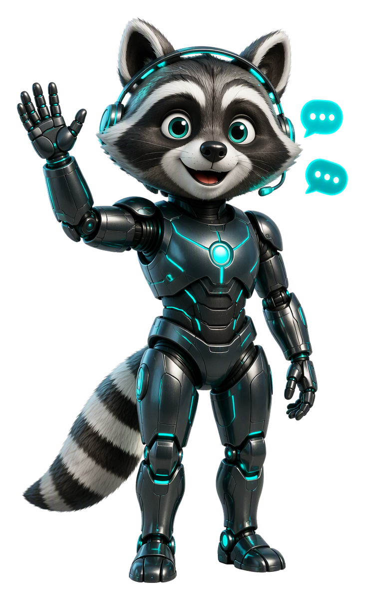 Rosie the Raccoon, WildPipe's AI Receptionist